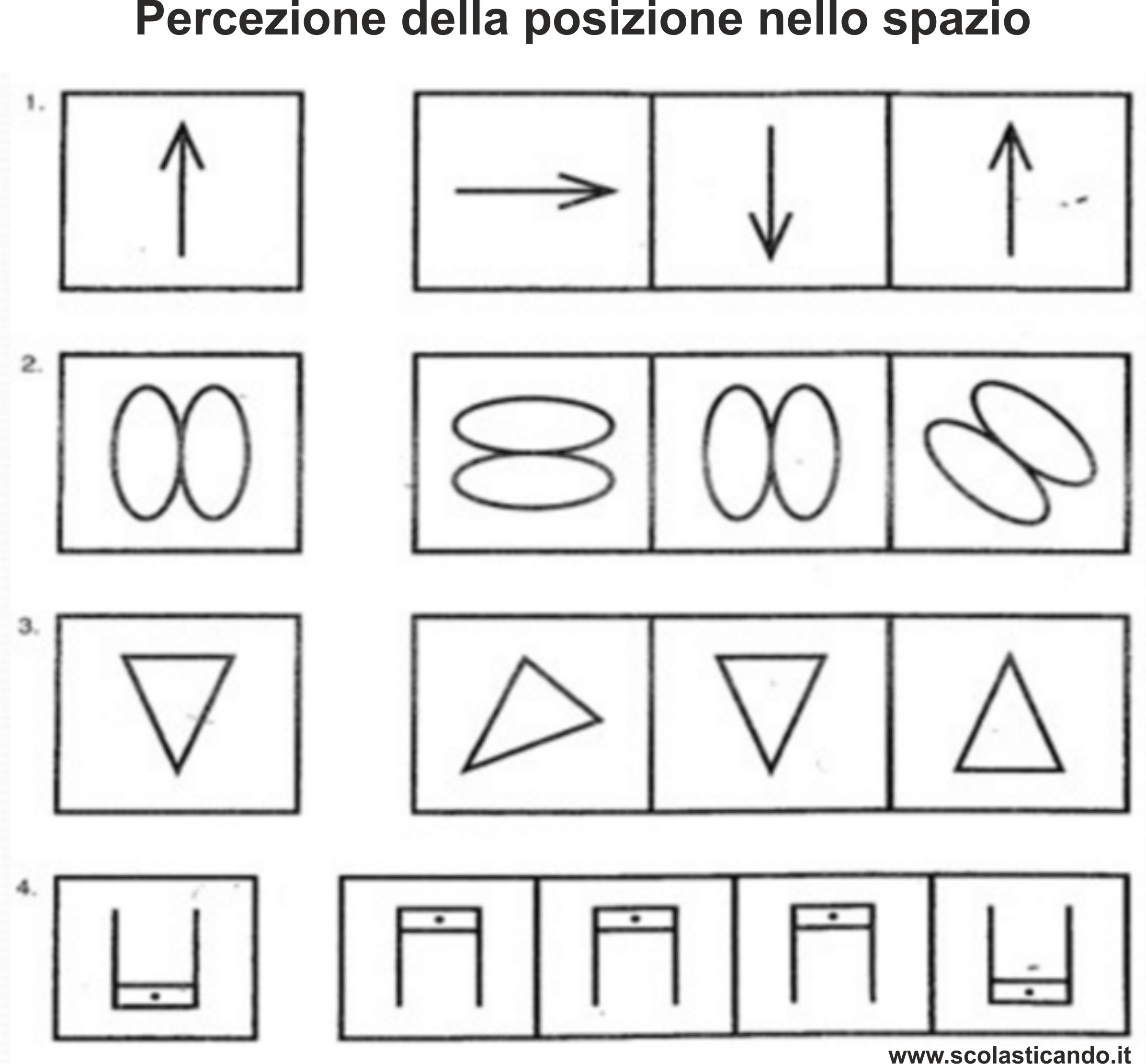 Guida Apprendimento Della Letto Scrittura La Percezione Visiva