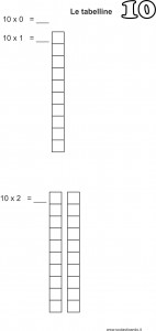 tabellina 10