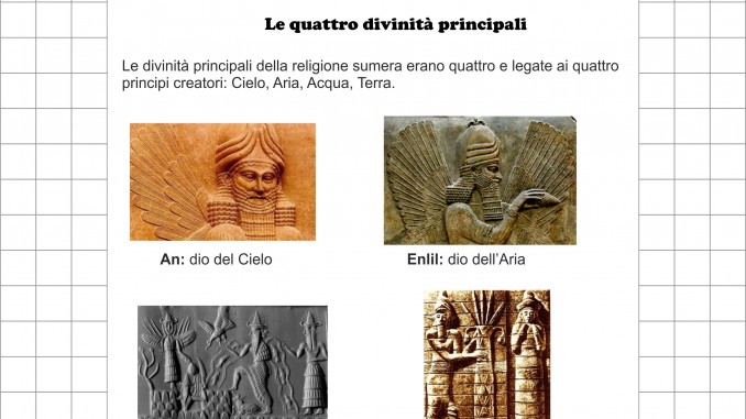 Classe Quarta Storia I Sumeri La Religione