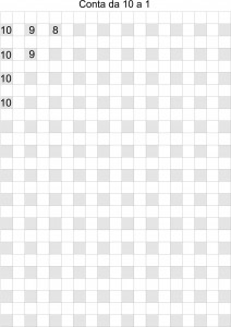 conta da 10 a 1